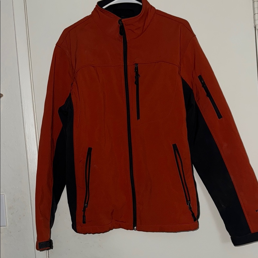 Men's Red and Black Jacket